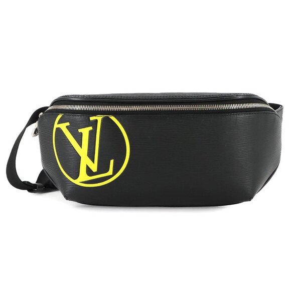 LOUIS VUITTON Epi LV Circle BumBag Crossbody Bag Leather Noir M55131 90289037 - Picture 1 of 10